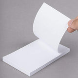 1InTheOffice Memo Pads, Memo Note Pads, Unruled White Scratch Pads, 3x5, 100 Sheets, 12/Pack