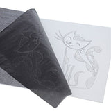U.S. Art Supply Graphite Carbon Transfer Paper 9" x 13" - 25 Sheets - Black Tracing Paper for All Art Surfaces