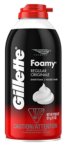 Comfort Glide Foamy Regular Shave Foam Men Shaving Foam by Gillette, 11 Ounce
