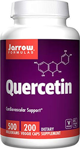 Jarrow Formulas Quercetin, for Cardiovascular Support, 500mg, 200 Capsules