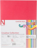 NEENAH Creative Collection Classics Specialty Cardstock Starter Kit, 8.5 X 11 Inches, 72 Count Assortment (46407-02)