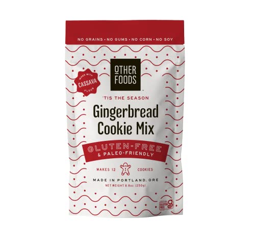 Gluten-free Gingerbread Cookie Mix | Made with Cassava Flour, Dairy-free, Grain-free, Nut-free Paleo Baking Mix by Other Foods