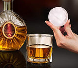 Samuelworld Large Sphere Ice Tray Mold Whiskey Big Ice Maker 6 x 2.5 Inch Ice Ball for Cocktail and Scotch