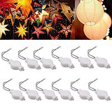 LOGUIDE Paper Lantern Lights,Battery Operated LED Party Lights Bulbs for Paper Lantern Balloons Party Decoration, Waterproof - Warm White 12PACK