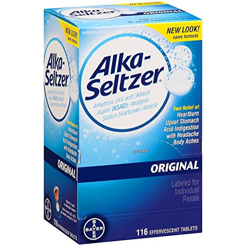 SCS Alka-Seltzer Original Antacid and Analgesic - 116 ct.