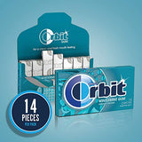 ORBIT Wintermint Sugarfree Chewing Gum, 14 Pieces (Pack of 12)
