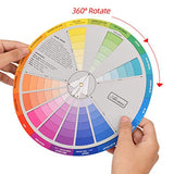 Segolike segolike Artist Pigment Paint Color Mixing Guide Palette Wheel Matching Chart