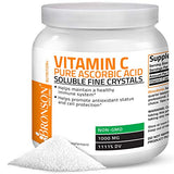 Vitamin C Powder Pure Ascorbic Acid Soluble Fine Non GMO Crystals – Promotes Healthy Immune System and Cell Protection – Powerful Antioxidant - 1 Kilogram (2.2 Lbs)