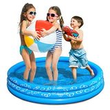 JAMBO Kiddie Pool- Inflatable Swimming Pool for Kids, Toddlers, and Baby | Doubles as a Ball Pit & Dog Pool | Great Splash Pool Backyard Water Toys