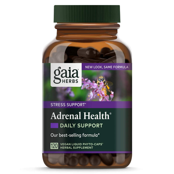 Gaia Herbs Adrenal Health Daily Support, Stress Relief and Adrenal Fatigue Supplement