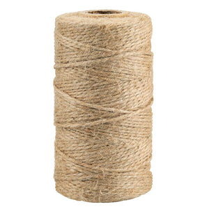 KINGLAKE Natural Jute Twine String 328 Feet Best Arts Crafts Gift Wrapping Twine Christmas Twine Durable Packing String
