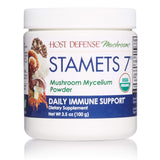 Host Defense, Stamets 7 Mushroom Powder, Daily Immune Support, Certified Organic Supplement, 3.5 oz (66 Servings)